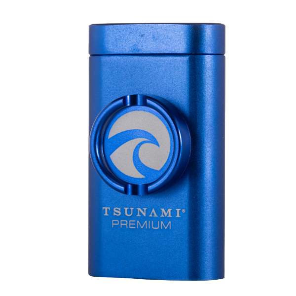 Tsunami Magnetic Dugout With Grinder / Blue